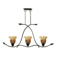 thumbnail image 1 of Dale Tiffany Luster 3-Light Hand Blown Art Glass Hanging Fixture, 1 of 2