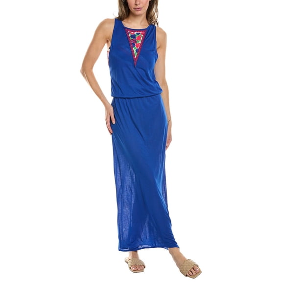 SAHA womens Maxi Dress, s, Blue