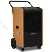 SAHAUHY 250 Pints Commercial Dehumidifier with Pump and Drain Hose for Basements and Large Spaces up to 8,800 Sq Ft,5 Years Warranty