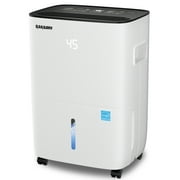 SAHAUHY 80 Pints Dehumidifier for Home Basement Large Room Spaces up to 5,200 Sq. Ft with Drain Hose and Water Tank