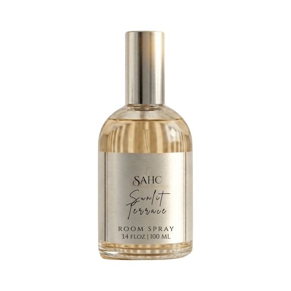 SAHC Sunlit Terrace Room Spray | Ylang Ylang, Cassis & White Tuberose | Luxurious Home Fragrance | Linen Spray | Gift for Her Birthday