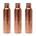thumbnail image 1 of SAI DECORATIVE Hammered Copper Water Bottle 1 Liter (Pic-3), 1 of 5