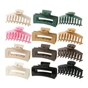SAIDESI Hair Claw Clips for Women Thick and Thin Hair Accessories 12 Pack