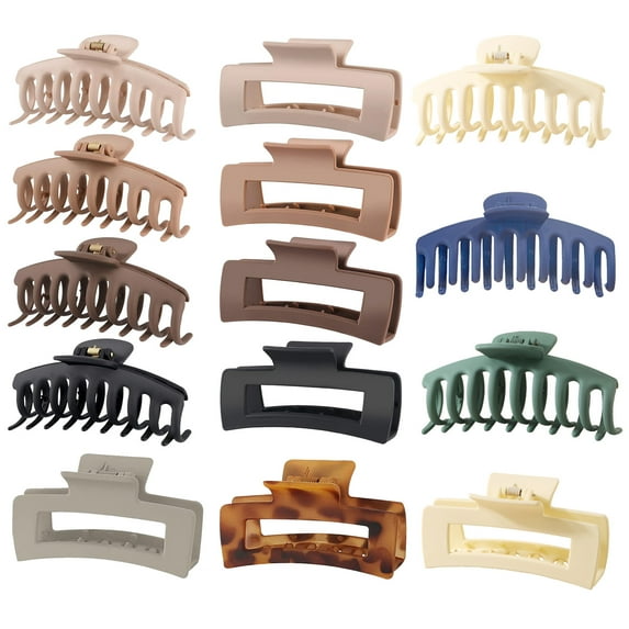 SAIDESI Hair Claw Clips for Women Thick and Thin Hair Accessories 14 Pack