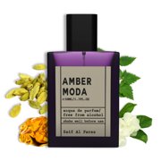 SAIF AL FARES Amber Moda - Exotic Fragrance for Men & Women | Spicy Leather Floral Scent | Long Lasting Arabian Perfumes 1.69 Fl. Oz.