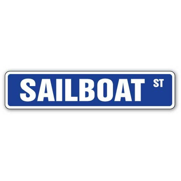 SAILBOAT Street Sign beach nautical decor sail boats | Indoor/Outdoor |  30" Wide