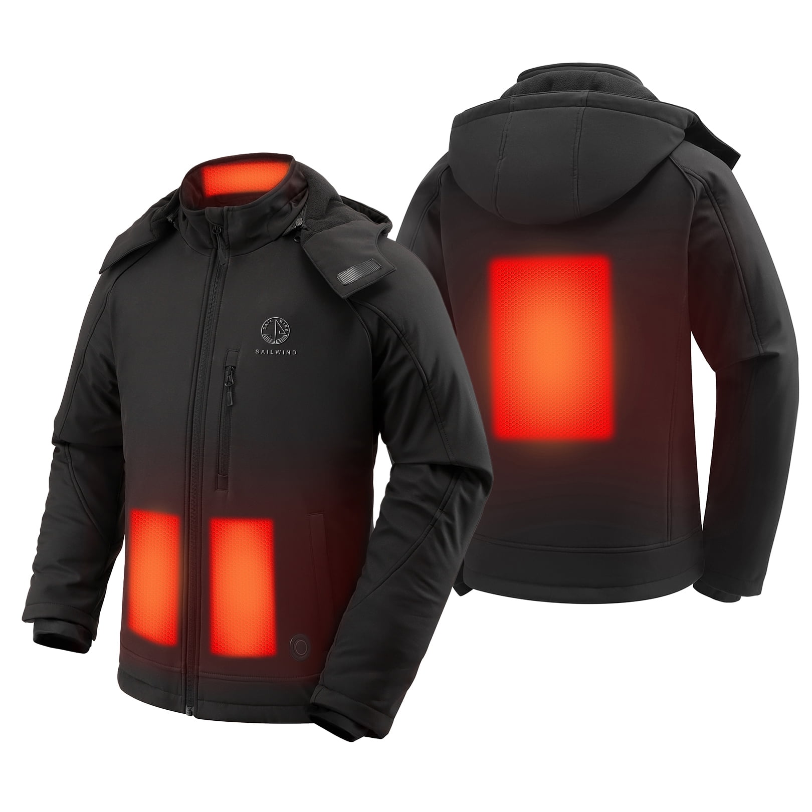 jacket with a built in heater