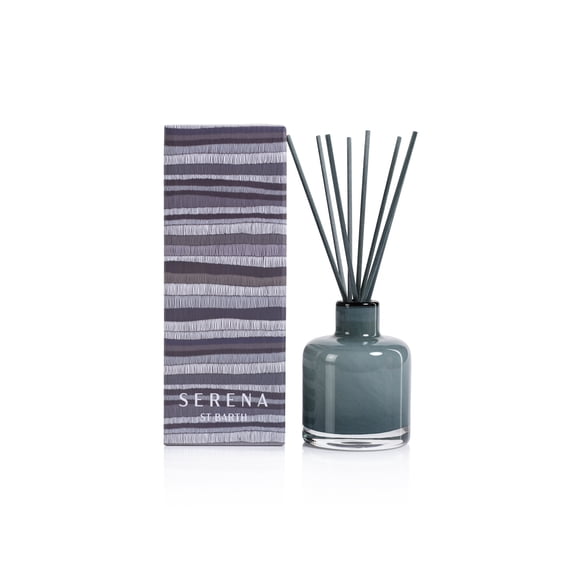SAINT BARTH LOUNGE Zodax Serena Saint Barth REED DIFFUSER Pearl Gray 4 oz