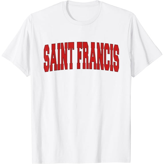 SAINT FRANCIS WI WISCONSIN Varsity Style USA Vintage Sports T-Shirt