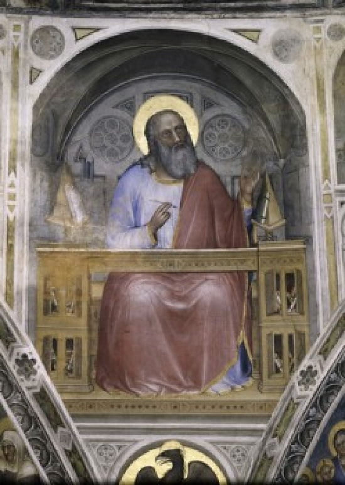 SAINT JOHN FRESCO Menabuoi Giusto di Giovanni d d1393 Italian Baptistry of the Cathedral Padua Canvas Art - Giusto di Giovanni Menabuoi (18 x 24)