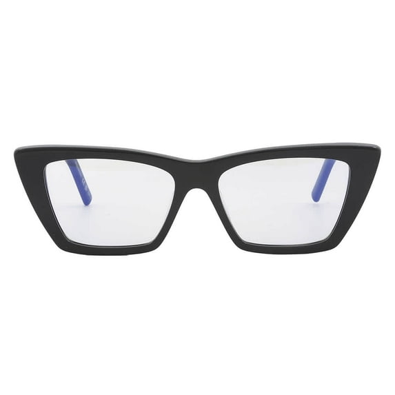 SAINT LAURENT SL 276 MICA 025 Cat Eye Acetate Black Grey 53mm Women's Sunglasses