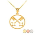 thumbnail image 1 of SAINT PETER'S KEYS OF HEAVEN PENDANT NECKLACE IN GOLD (YELLOW/ ROSE/WHITE) :  14K  Pendant with 20" chain, 1 of 1