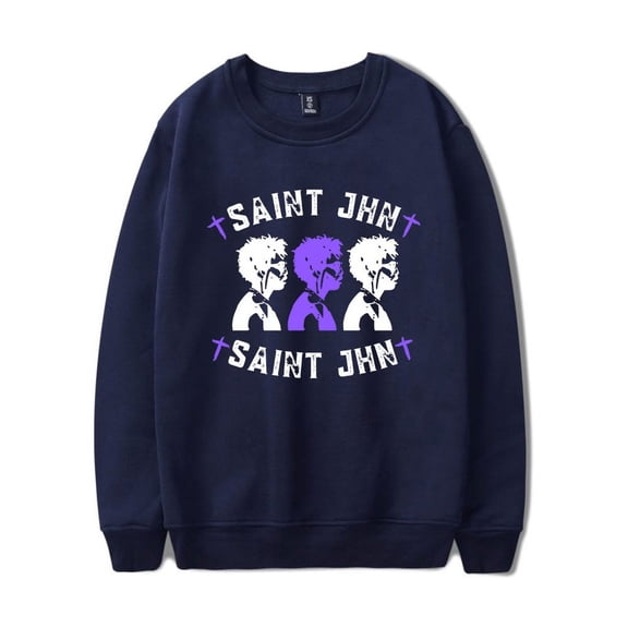 SAINt JHN Crewncek Hoodie Men Women Fashion Print Casual Streetwear Sweatshirt Top