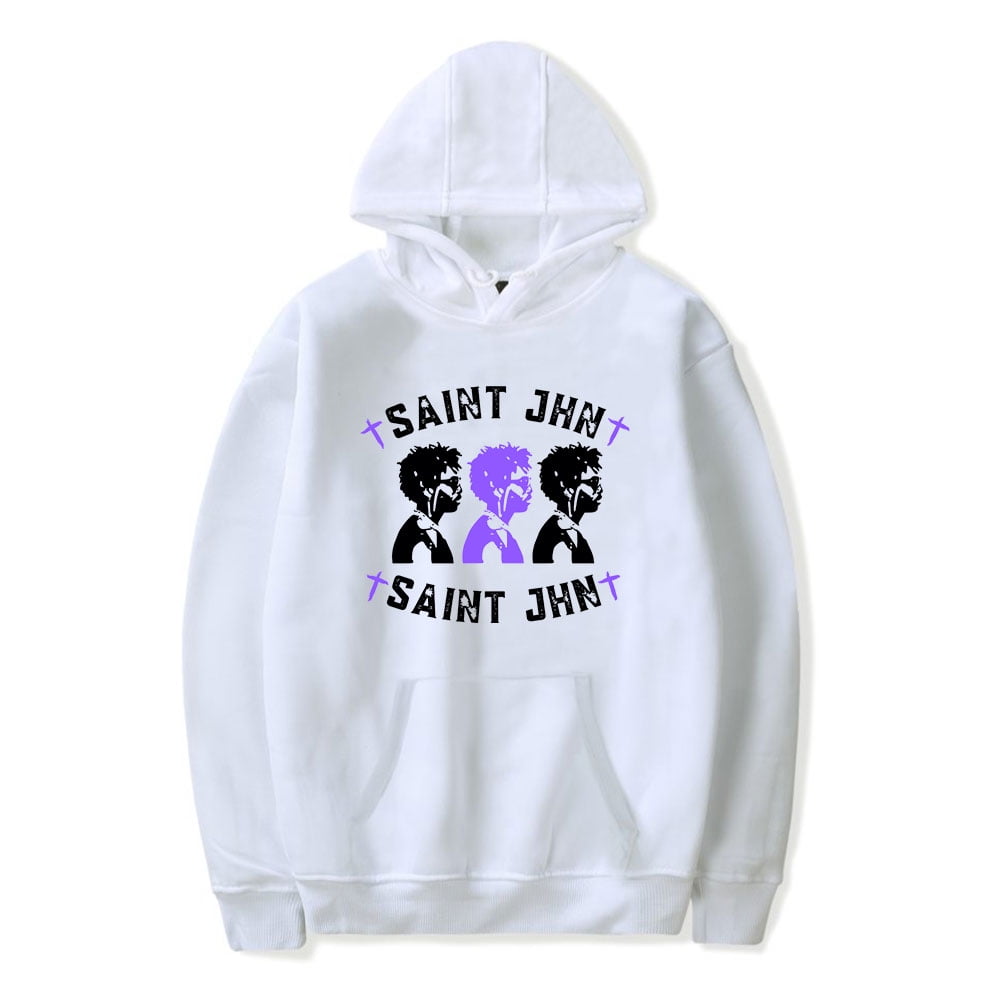 NEW SAINT JHN 2021 TOUR store MERCH IN CASE WE DIE YOUNG WHITE HOODIE SZ SMALL