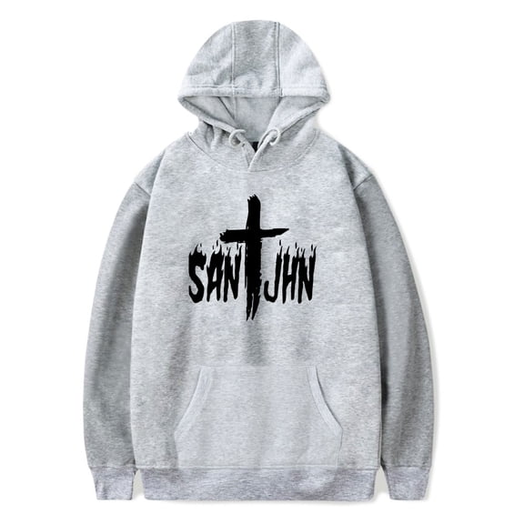 SAINt JHN Merch Logo Hoodie Printed Hoodies Men Women Unisex Long Sleeve Pullover Top