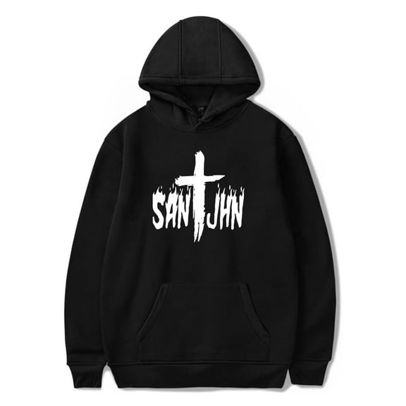 SAINt JHN Merch Logo Hoodie Printed Hoodies Men Women Unisex Long Sleeve Pullover Top