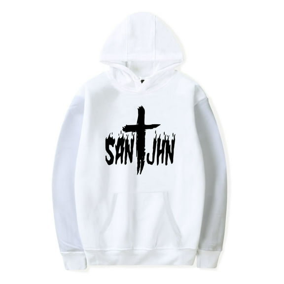 SAINt JHN Merch Logo Hoodie Printed Hoodies Men Women Unisex Long Sleeve Pullover Top
