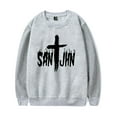 thumbnail image 1 of SAINt JHN Merch Logo Sweatshirt Printed Crewneck Men Women Unisex Long Sleeve Pullover, 1 of 2