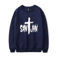 thumbnail image 1 of SAINt JHN Merch Logo Sweatshirt Printed Crewneck Men Women Unisex Long Sleeve Pullover, 1 of 2