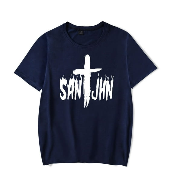 SAINt JHN Merch Logo T-shirt Printed Shirt Fashion Men Women Unisex Tee Short Sleeve Top