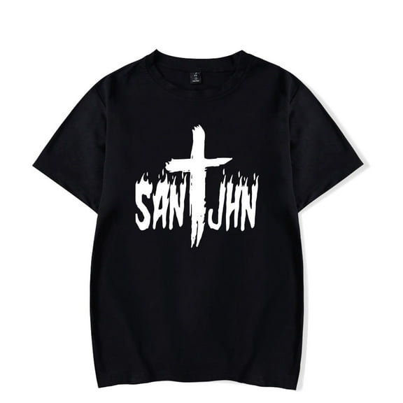 SAINt JHN Merch Logo T-shirt Printed Shirt Fashion Men Women Unisex Tee Short Sleeve Top