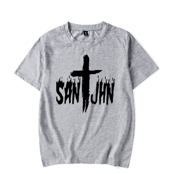 SAINt JHN Merch Logo T-shirt Printed Shirt Fashion Men Women Unisex Tee Short Sleeve Top