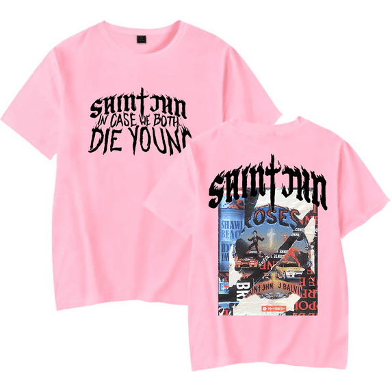 SAINt JHN T shirt Rap Merch Men Women Short Sleeve Fashion Casual Pullover Tee