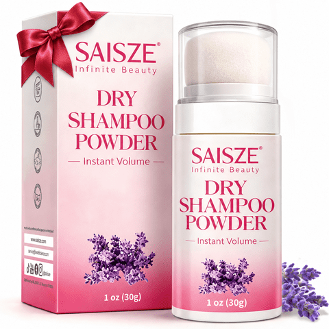 SAISZE Dry Shampoo Powder, Non-Aerosol Powder Dry Shampoo for Oil Absorbing & Instant Volume, Travel Size Dry Shampoo, Gift for Women, 1 oz