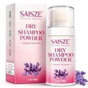 SAISZE Dry Shampoo Powder, Non-Aerosol Powder Dry Shampoo for Oil Absorbing & Instant Volume, Travel Size Dry Shampoo, 1 oz