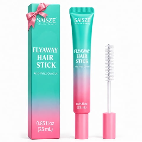 SAISZE Flyaway Hair Gel Stick, Anti-Frizz Hair Gel for Flyaways & Baby Hairs, Non-Sticky, Add Shine, Christmas Stocking Stuffer for Women, 0.85 fl oz