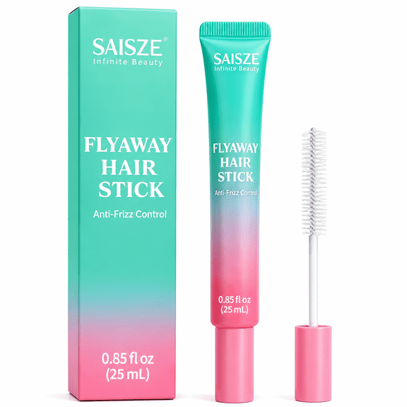 SAISZE Flyaway Hair Gel Stick, Anti-Frizz Hair Taming Gel for Flyaways & Baby Hairs, Non-Sticky Smoothing Finishing Gel, Tame Frizz & Add Shine, 0.85 fl oz (25 mL)