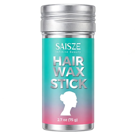 SAISZE Hair Wax Stick for Flyaways, 2.7 oz Long-Lasting Hair Styling Wax Stick for Slick Hair & Edges, Non-Greasy Frizz Control for Women & Daughter, Everyday Hair Styling