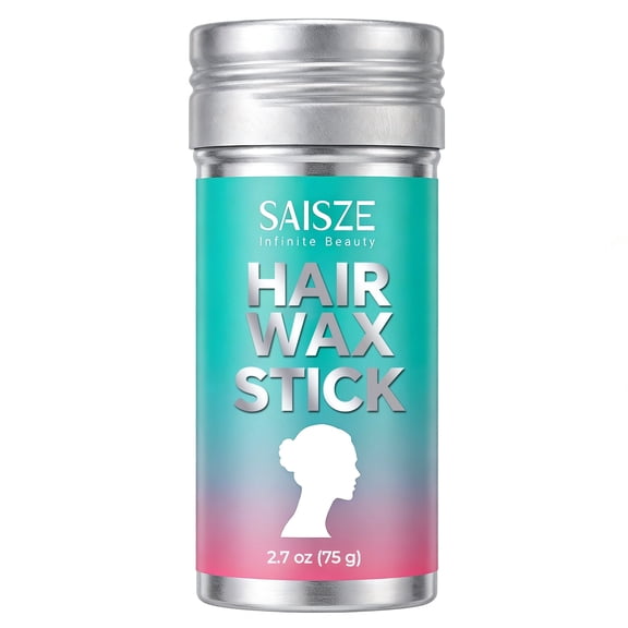 SAISZE Hair Wax Stick for Flyaways, 2.7 oz Long-Lasting Hair Styling Wax Stick for Slick Hair & Edges, Non-Greasy Frizz Control for Women & Daughter, Everyday Hair Styling