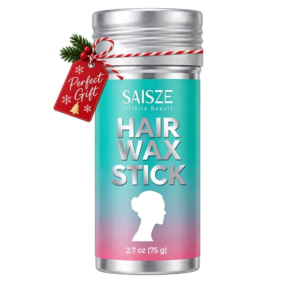 SAISZE Hair Wax Stick for Flyaways, Long-Lasting Hair Styling Wax Stick for Slick Hair & Edges, Non-Greasy Frizz Control for Women & Daughter, Christmas Stocking Stuffer, 2.7 oz