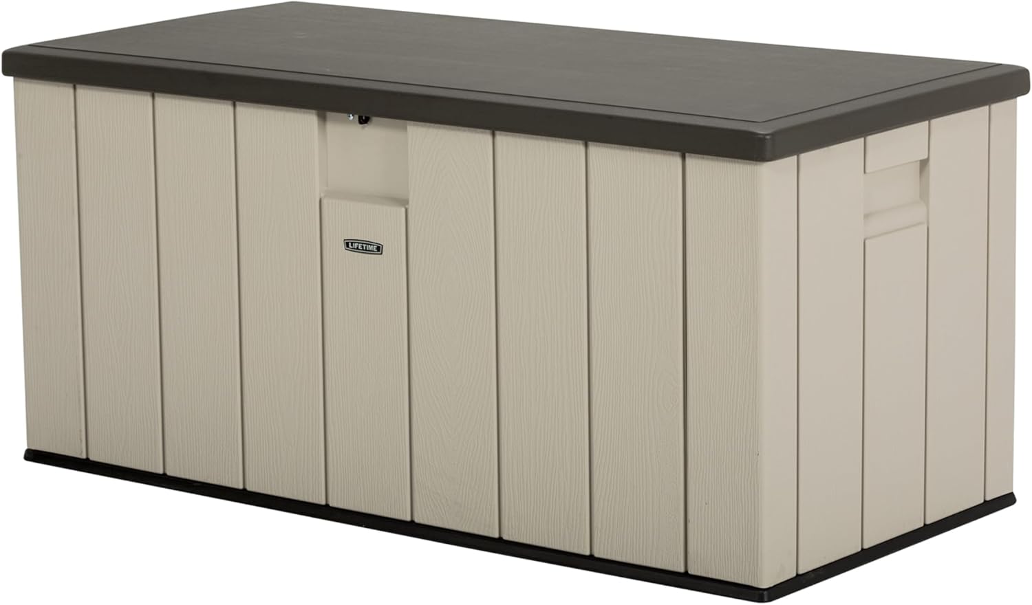 Sand Storage Box SAIYA 60254 Heavy-Duty Outdoor Storage Deck Box, 150 Gallon, Desert ...