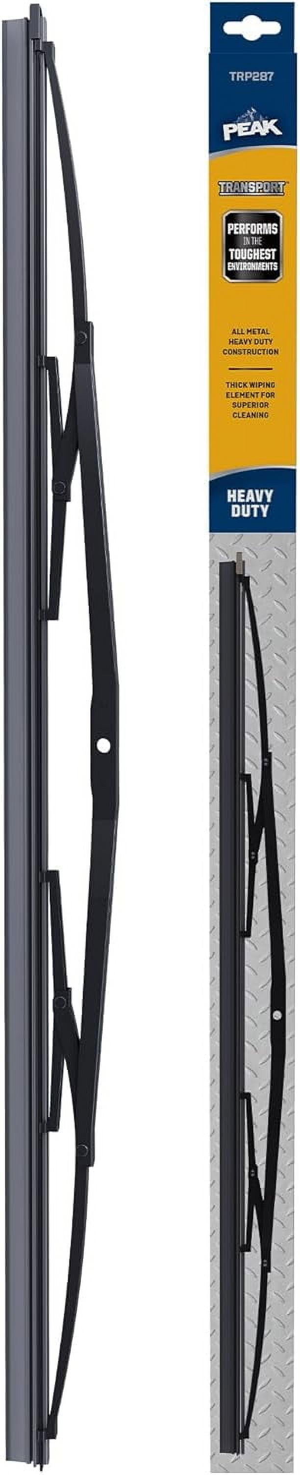 SAIYA Transport 28" Heavy Duty Wide Saddle Windshield Wiper Blade, Durable Metal Wiper Blade Replacement for Trucks, RV's and Buses