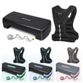 thumbnail image 1 of SAKAE Aerobics Step Platform Set with Weighted Vest & Measuring Tape, Adjustable Height 2 Level Risers Workout Step Trainer with Non-Slip Surface, Step Platform for Home Exercise, Black, 1 of 9