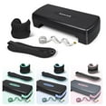 thumbnail image 1 of SAKAE Black Exercise Step Platform Set with Ankle Weights & Measuring Tape, Adjustable Height 2 Level Risers Workout Step Trainer, Aerobic Steppers for Home Gym Exercise Fitness Workout, 1 of 8