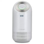SAKI True HEPA H13 Filter Air Purifier for Bedroom, Home or Office to Purify Air in Rooms up to 129 Square Feet, With Smart Air Quality Monitor