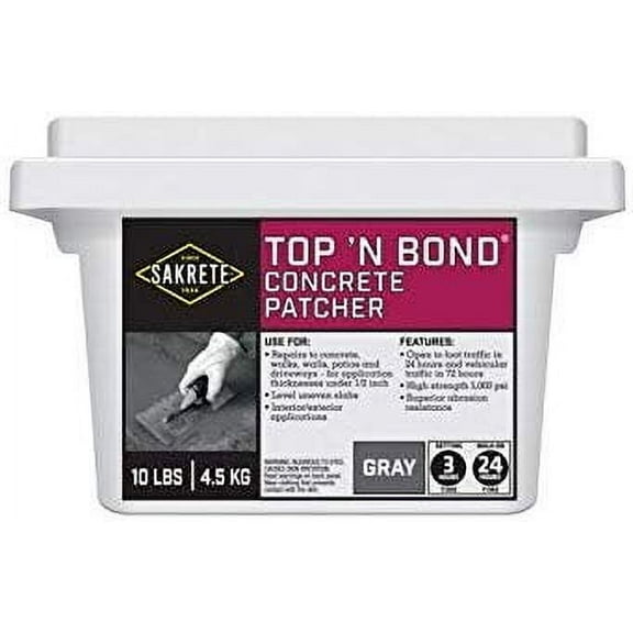 Sakrete Vinyl Concrete Patch 113311 Series - Gray - 10 Lbs