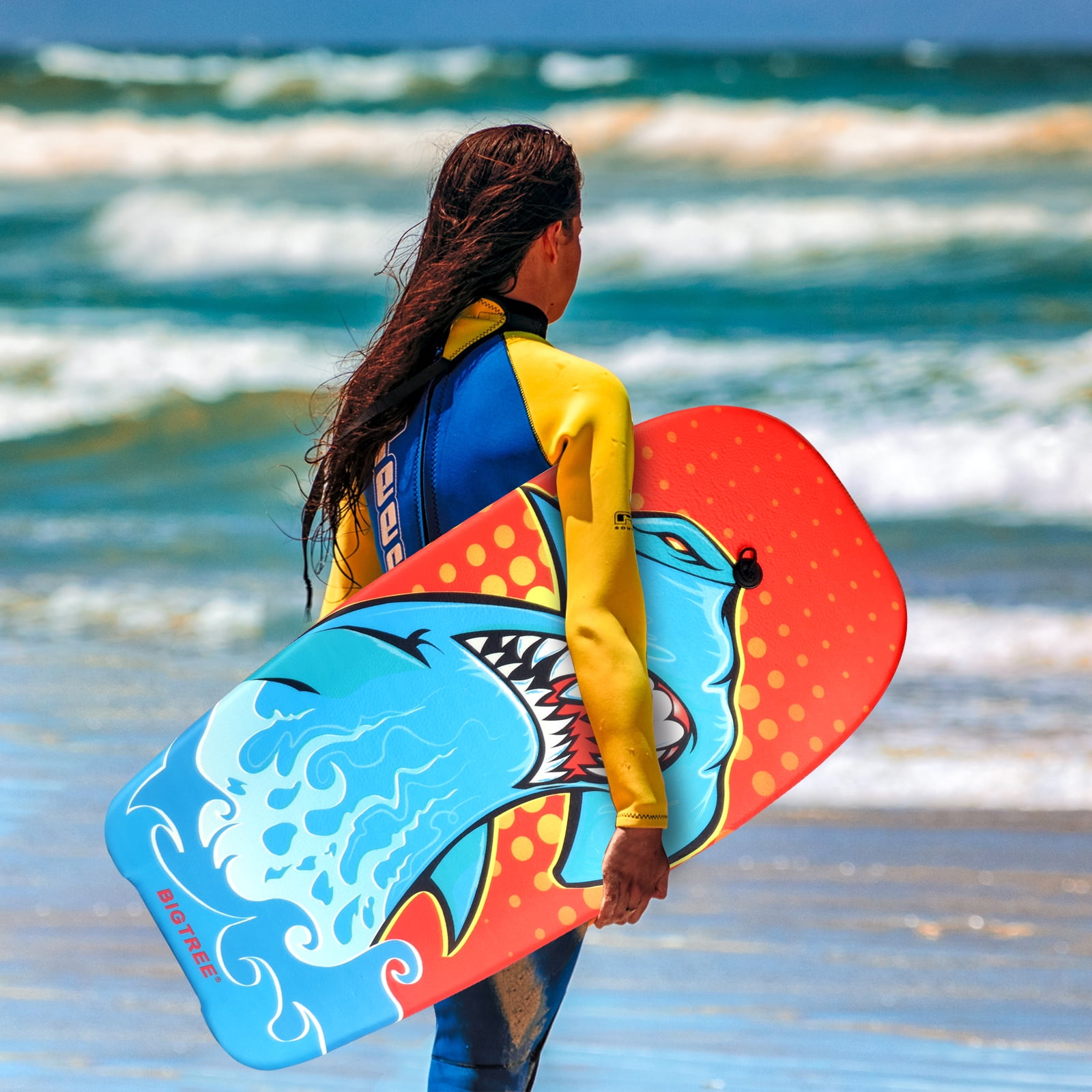 EURO SAKURA 37''/41'' Lightweight Body Board with Wrist EURO SAKURA 37''/41'' Lightweight Body Board with Wrist
