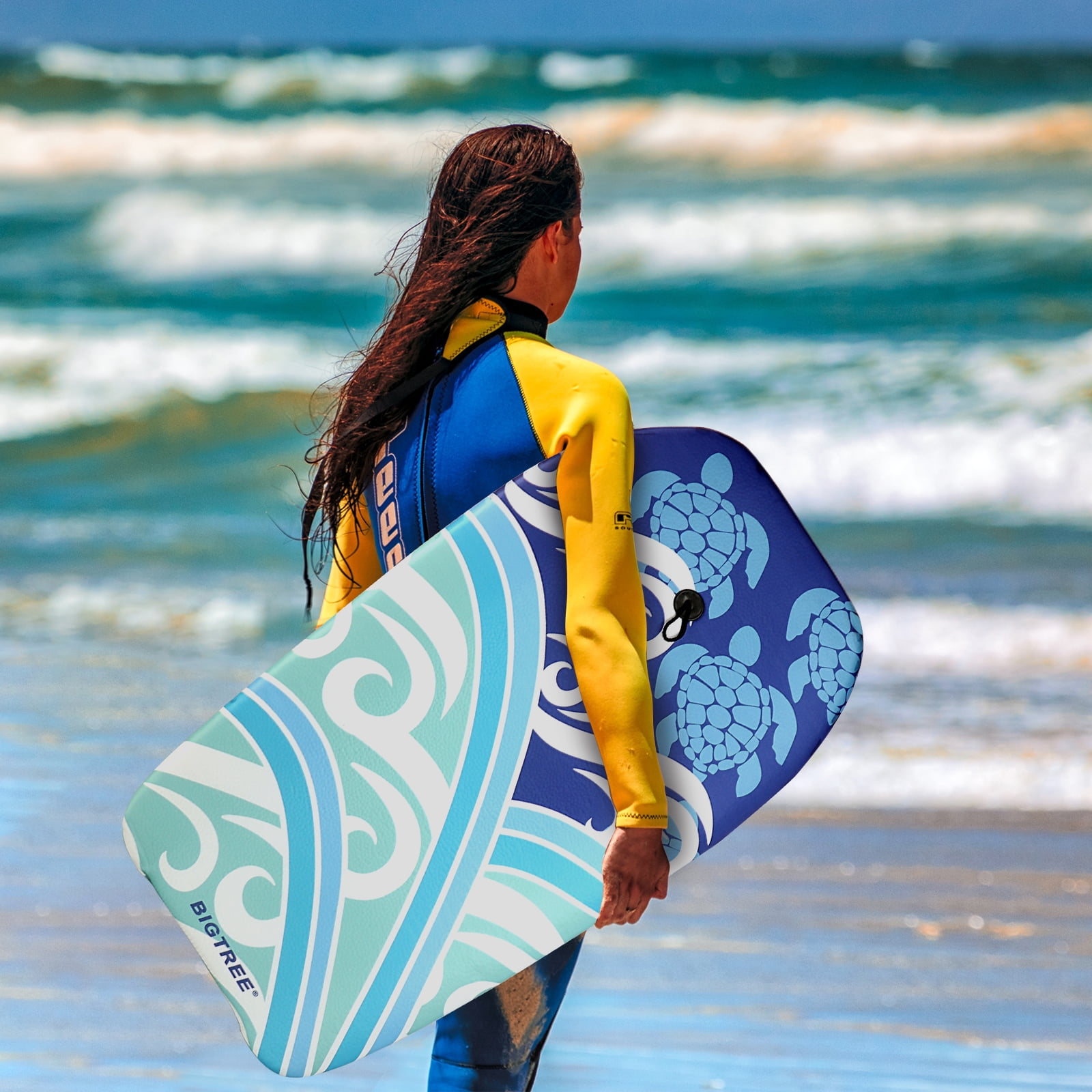 EURO SAKURA 37''/41'' Lightweight Body Board with Wrist EURO SAKURA 37''/41'' Lightweight Body Board with Wrist