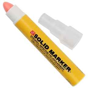 Sakura Mini Solid Paint Markers with Push Up Tip - Low Temperature Permanent Marker Pens - Window, Wood, & Glass Marker - 10 mm Tip - Red Paint - 12 Pack