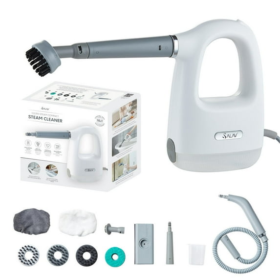 SALAV® CS-100 CleanSteam Compact Steam Cleaner, White