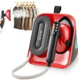 thumbnail image 1 of SALAV Deluxe DuoPress Steamer and Iron Station with Steam Levels and Digital Display, Red, 1 of 10