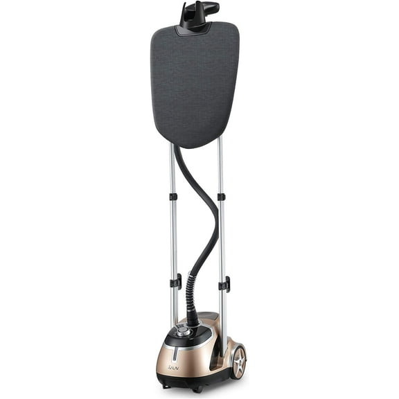 SALAV® GS44-DJ GOLD 1500W Garment Steamer Built in Ironing Board, Gold & Black