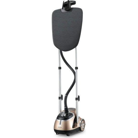 SALAV® GS44-DJ GOLD 1500W Garment Steamer Built in Ironing Board, Gold & Black