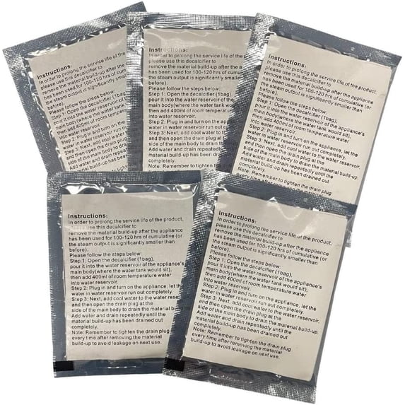 SALAV Garment Steamer Decalcifier Packets (5)