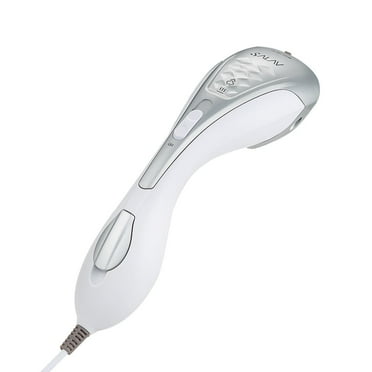 SALAV® HS-100 Duopress Hand Held Garment Steamer and Iron with Ceramic-Coated Steam Plate and No-Drip System, 1150 watts, Silver