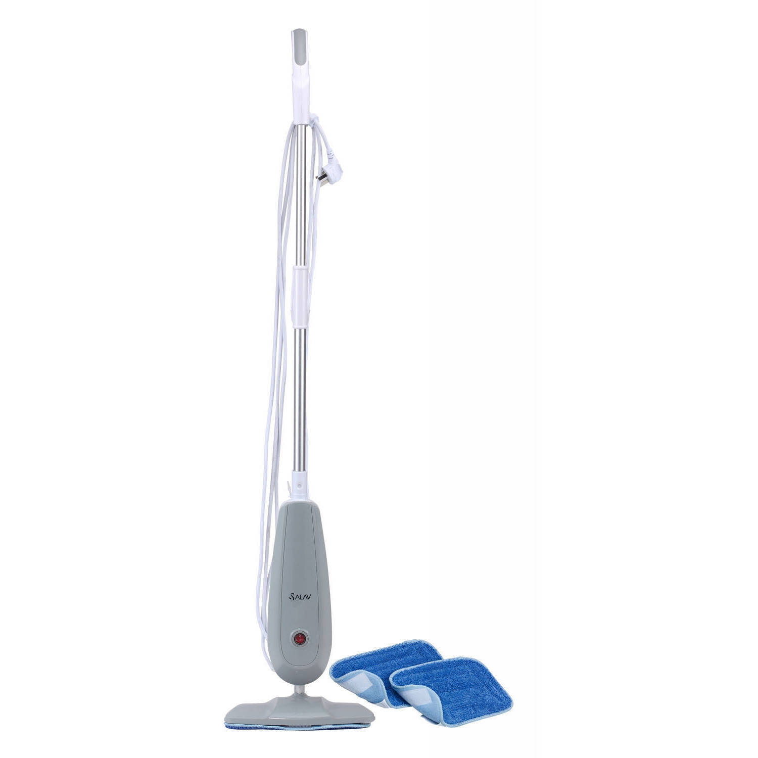 SALAV Light Weight Steam Mop w/SnapOn Carpet Glider &Extra Mop Pads
